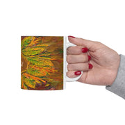 Mug with Brilliant Hues of Gold - "Grateful"